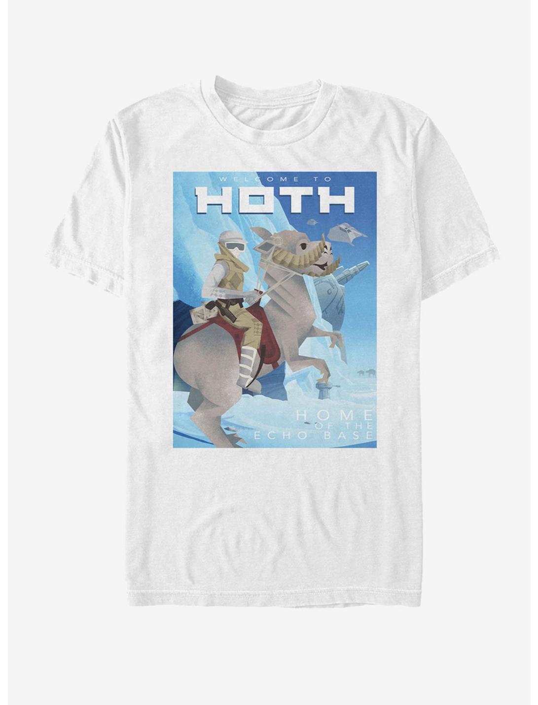 Star Wars Hoth Poster T-Shirt, WHITE, hi-res