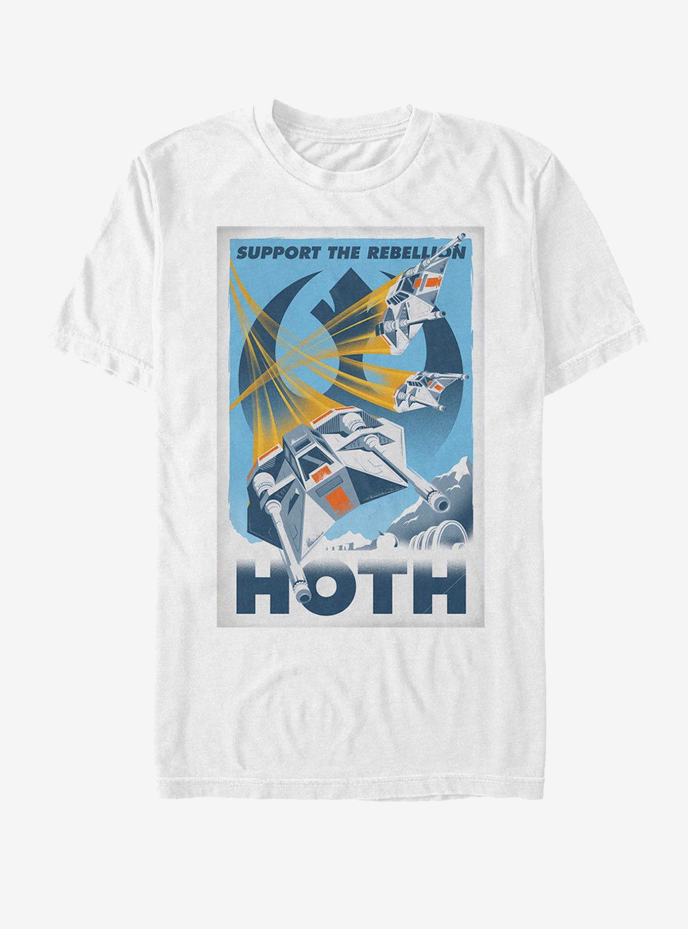 Star Wars Rebellion Support T-Shirt, WHITE, hi-res