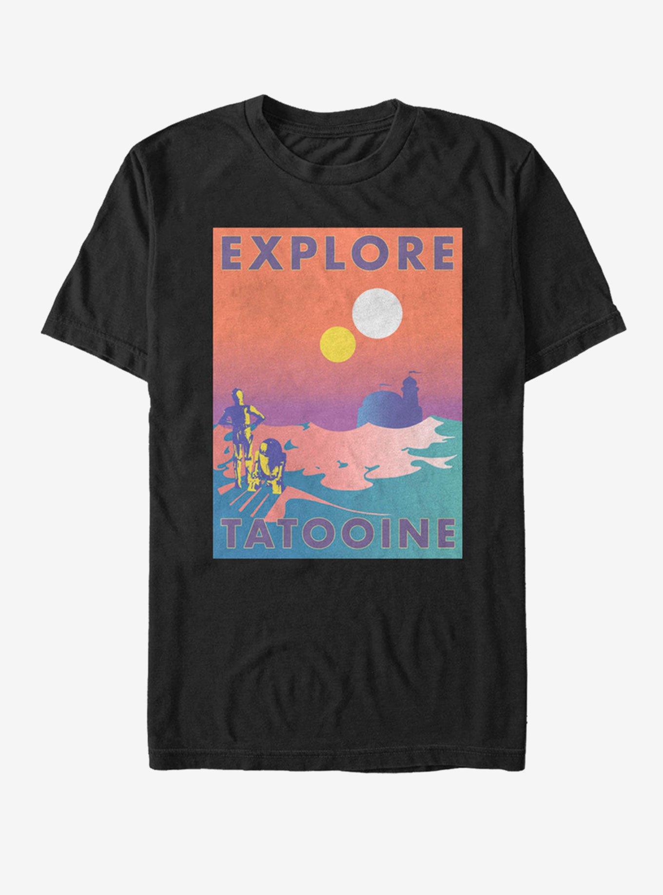 Star Wars Tattooine Traveller T-Shirt, BLACK, hi-res