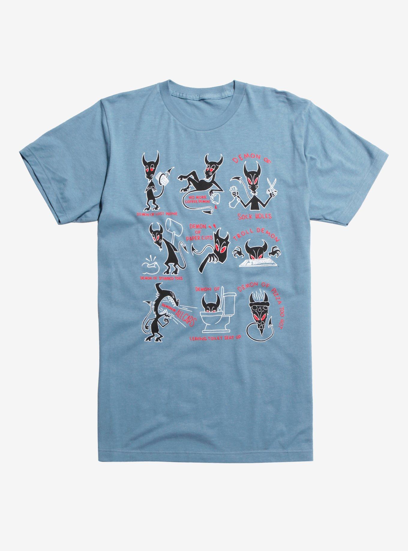 Know Your Demon T-Shirt, NAVY HEATHER, hi-res