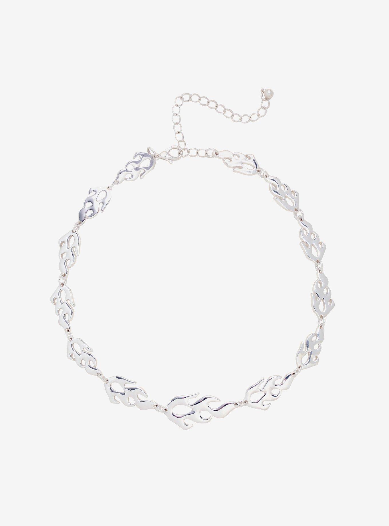 Silver Flame Choker, , hi-res