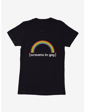 BL Creators: Jessie Paege Screams In Gay Rainbow Womens T-Shirt, , hi-res