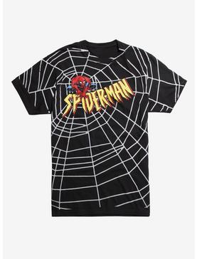 Marvel Spider-Man Retro Web T-Shirt, , hi-res