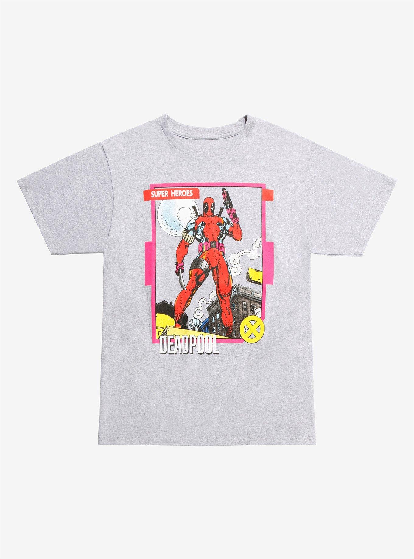 Marvel Deadpool Trading Card T-Shirt, MULTI, hi-res