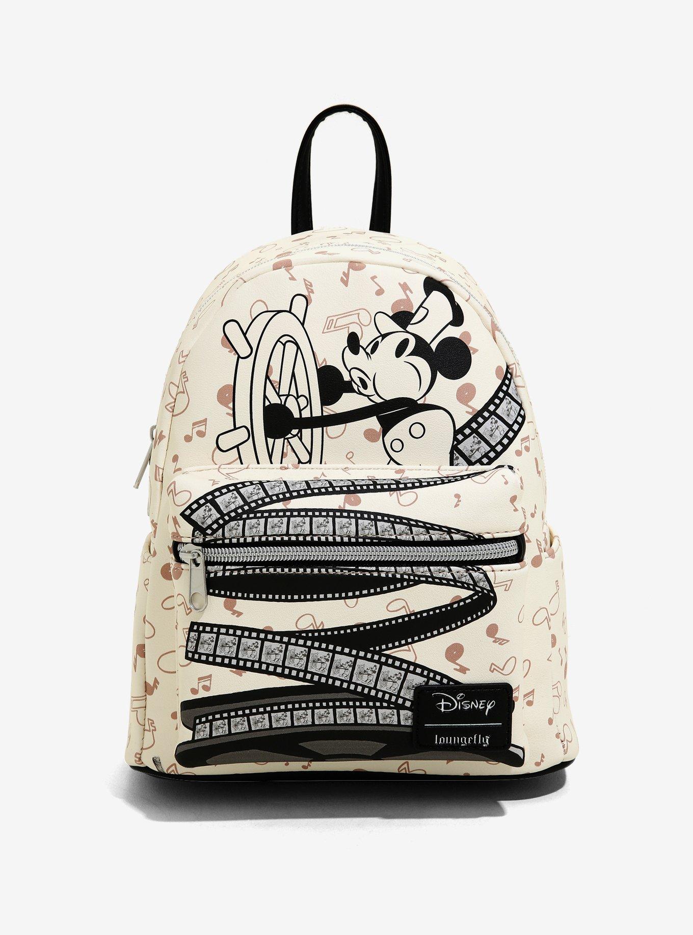 HKDL - Mickey Mouse Steamboat Willie Loungefly Mini Backpack  (Disney100)【Ready Stock】