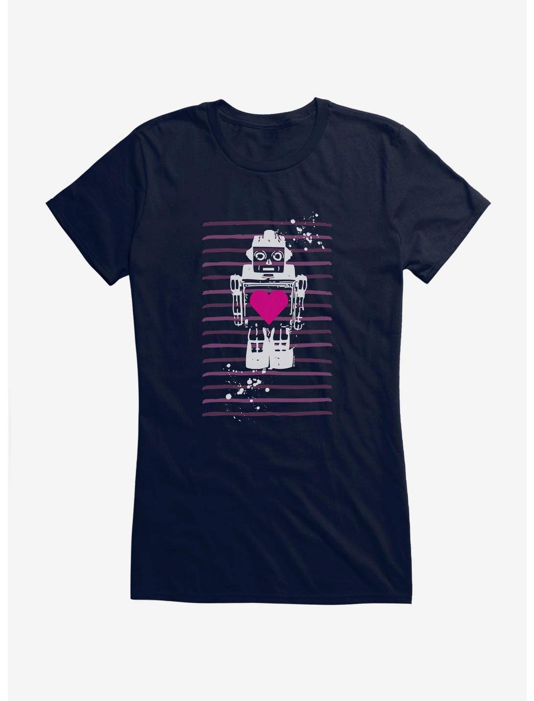 iCreate Robot Heart Girls T-Shirt, , hi-res