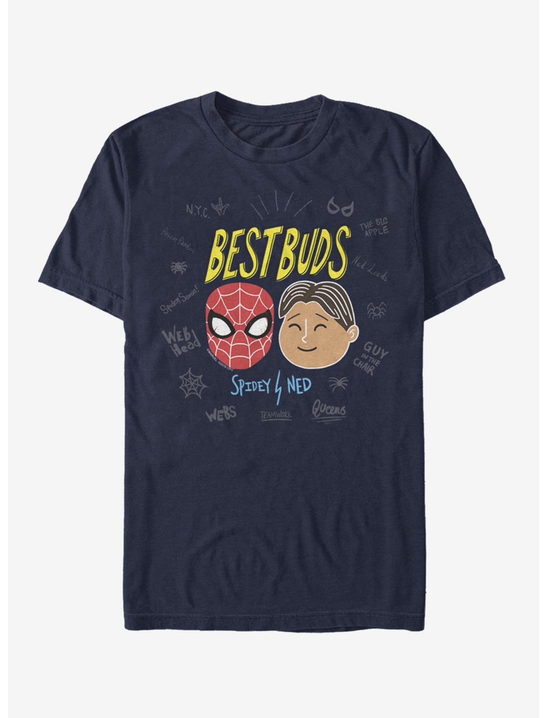 Marvel Spider-Man Best Buds T-Shirt, NAVY, hi-res