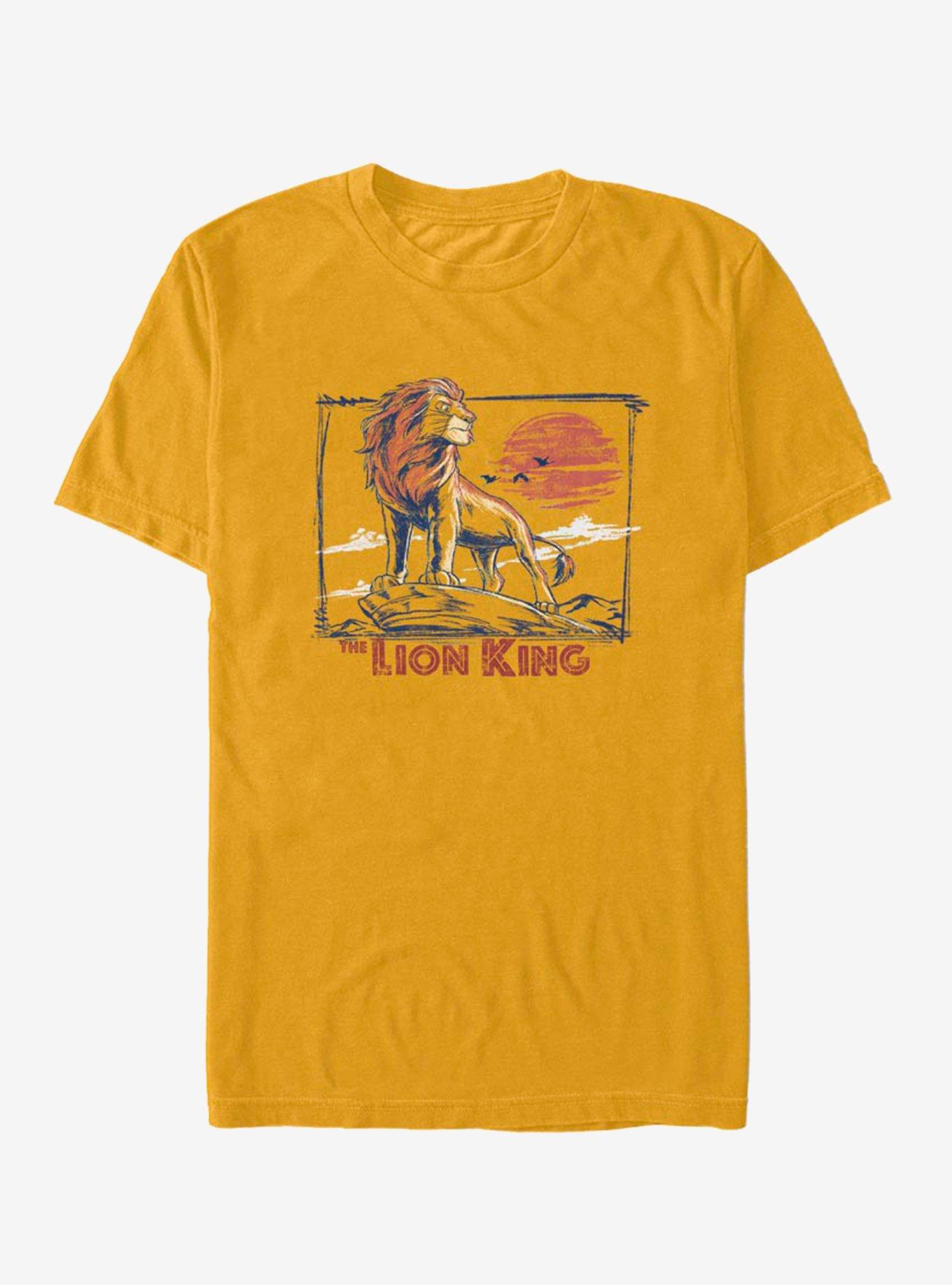 Disney The Lion King Proud Simba T-Shirt, GOLD, hi-res