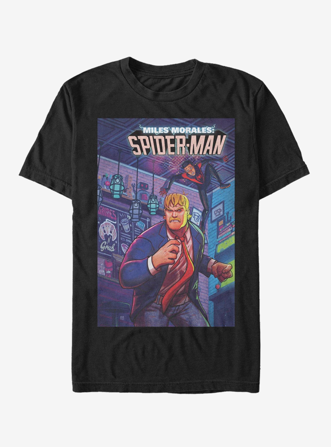 Marvel Spider-Man Miles Morales T-Shirt, BLACK, hi-res