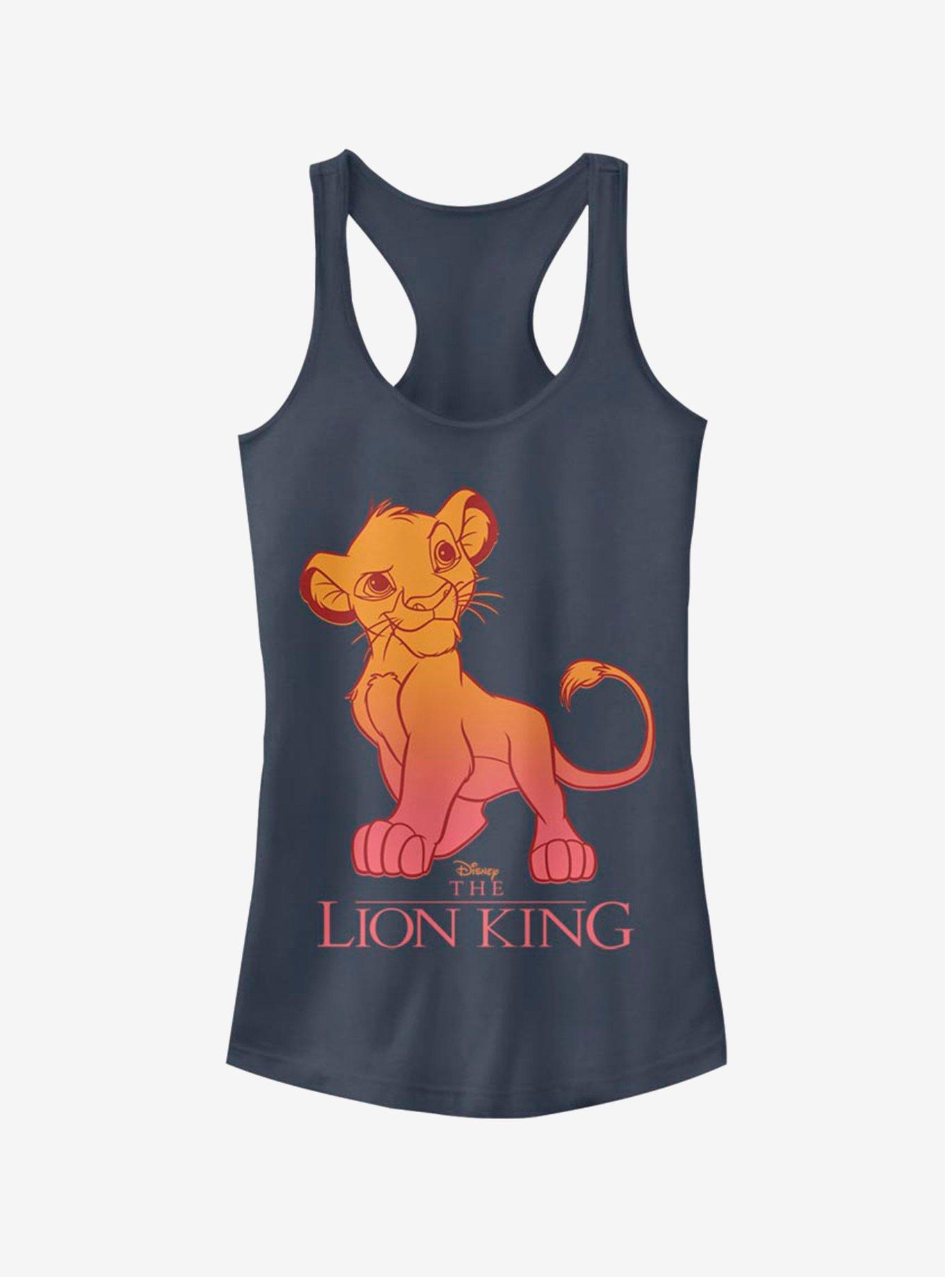 Disney The Lion King Simba Fade Girls Tank, INDIGO, hi-res