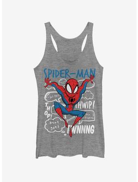Marvel Spider-Man Spidey Doodle Thoughts Girls Tank, , hi-res