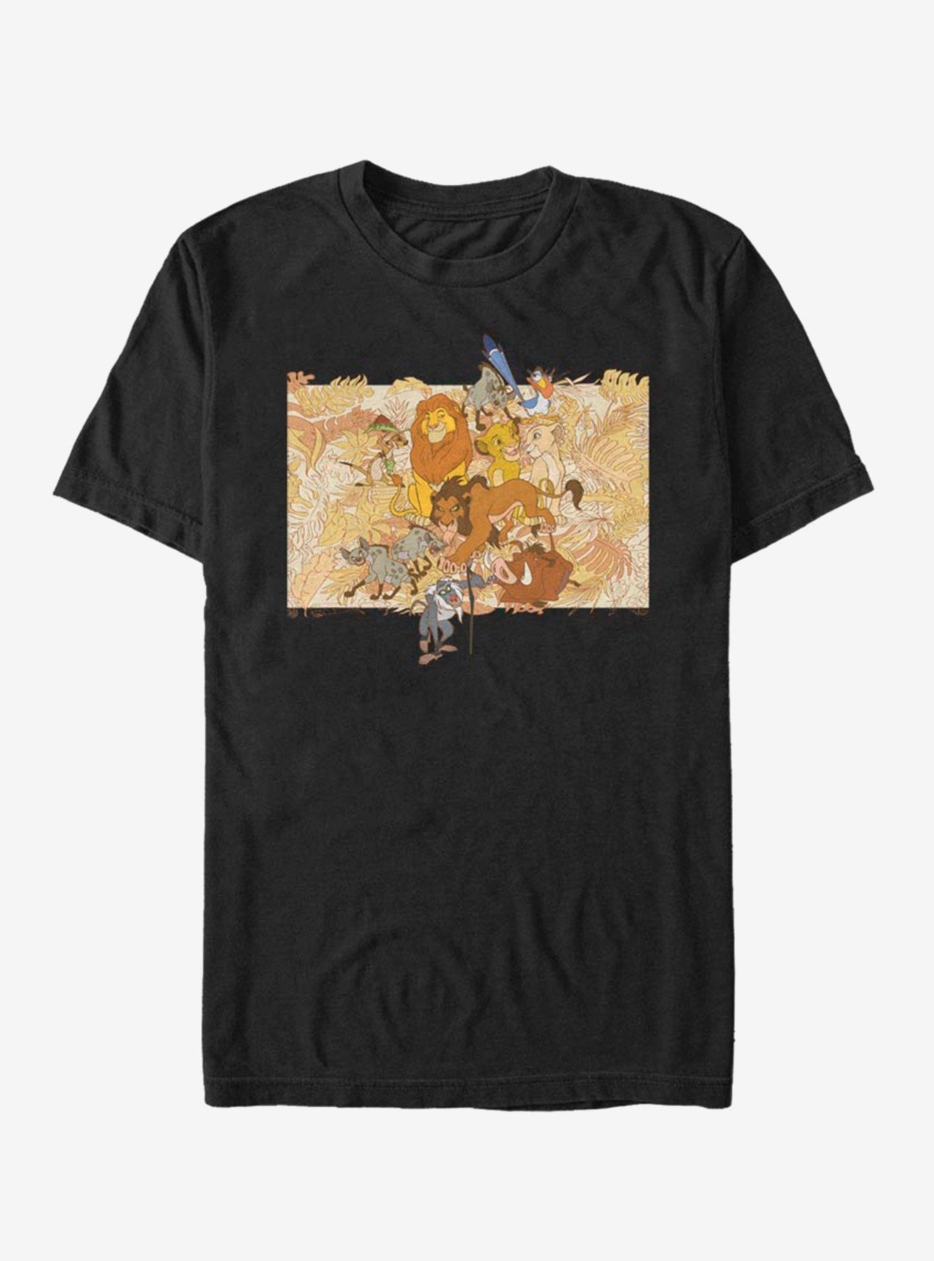 Disney The Lion King Collage T-Shirt, BLACK, hi-res