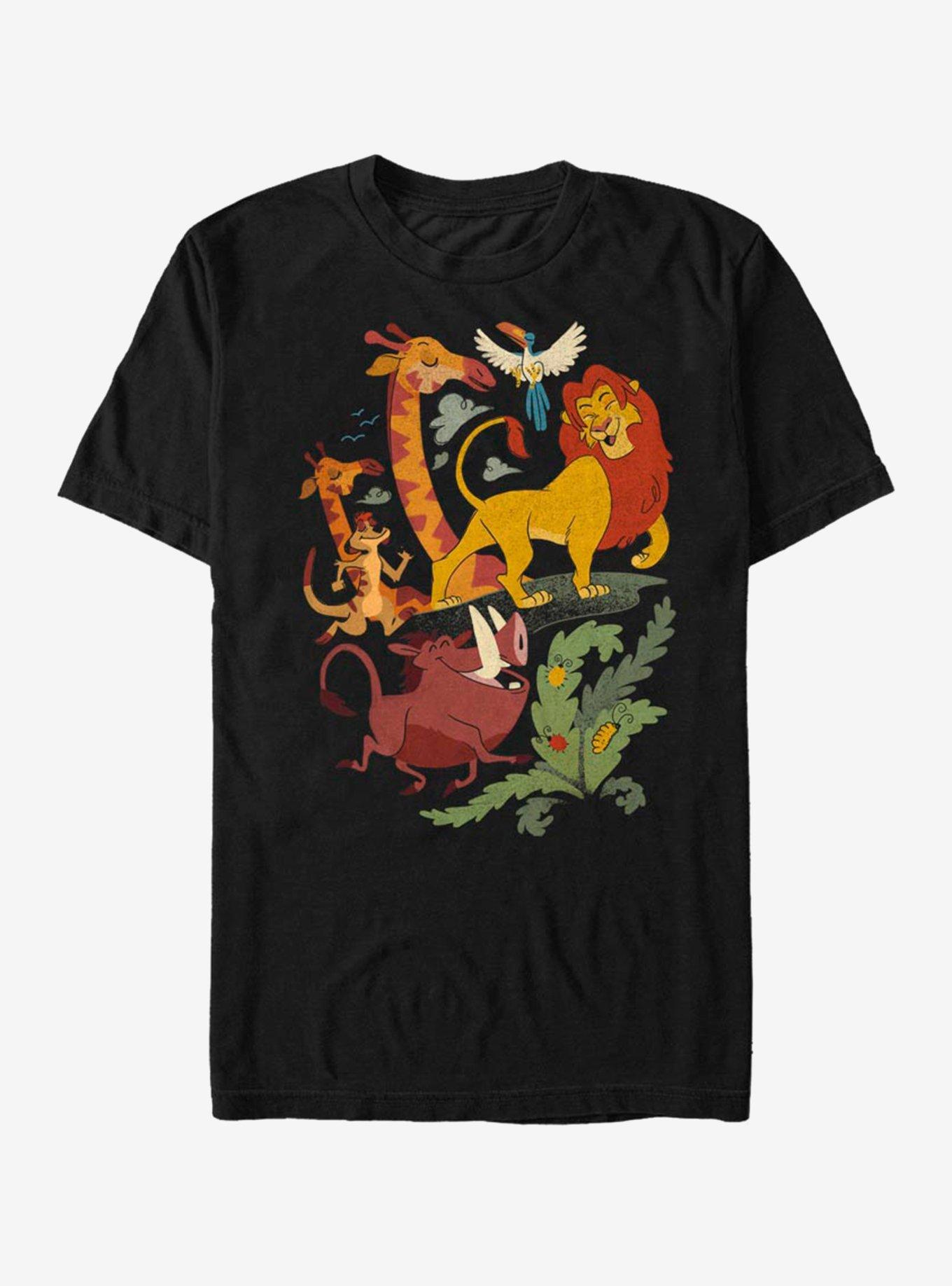 Disney The Lion King Friends T-Shirt, BLACK, hi-res