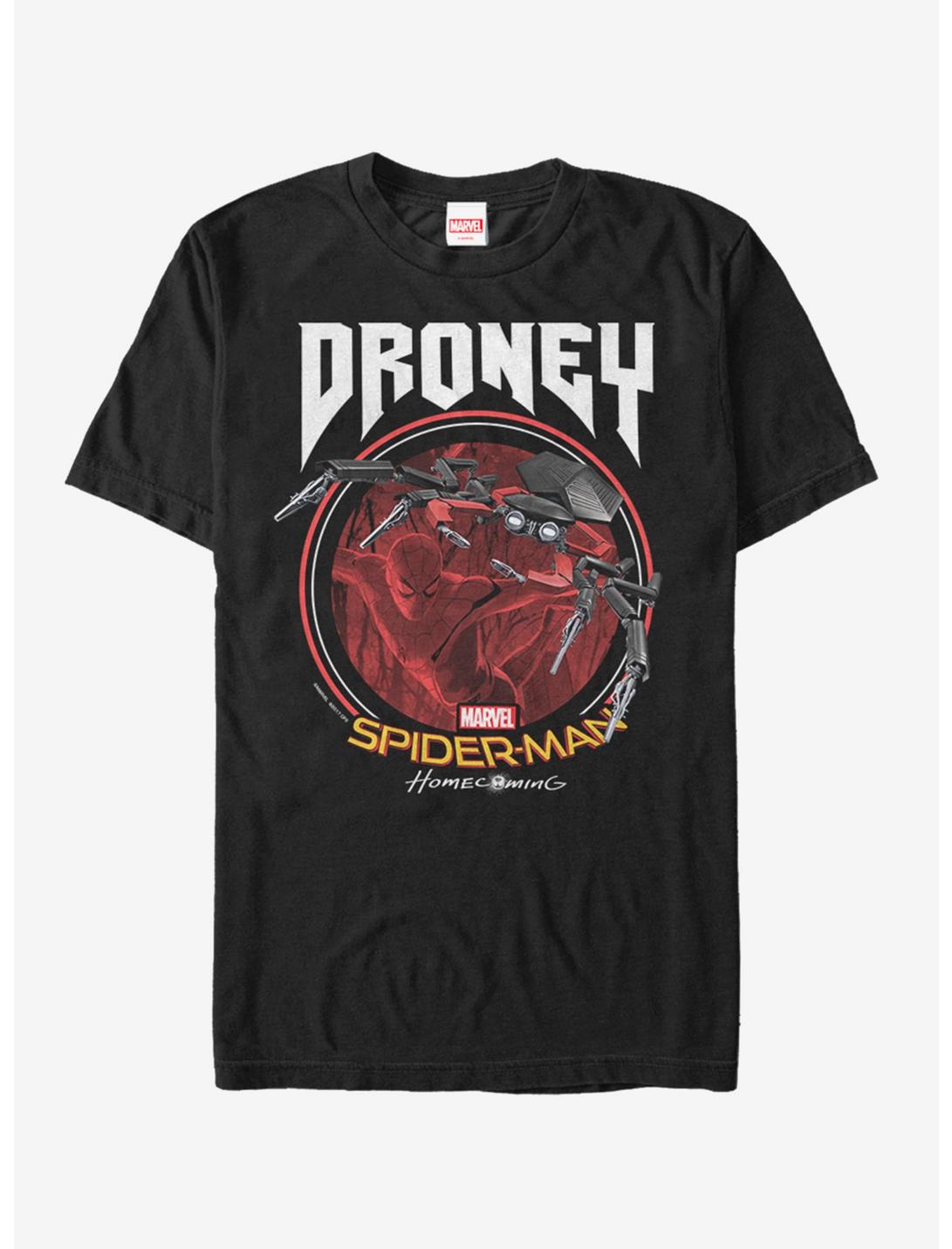 Marvel Spider-Man: Far From Home Droney Pal T-Shirt, BLACK, hi-res