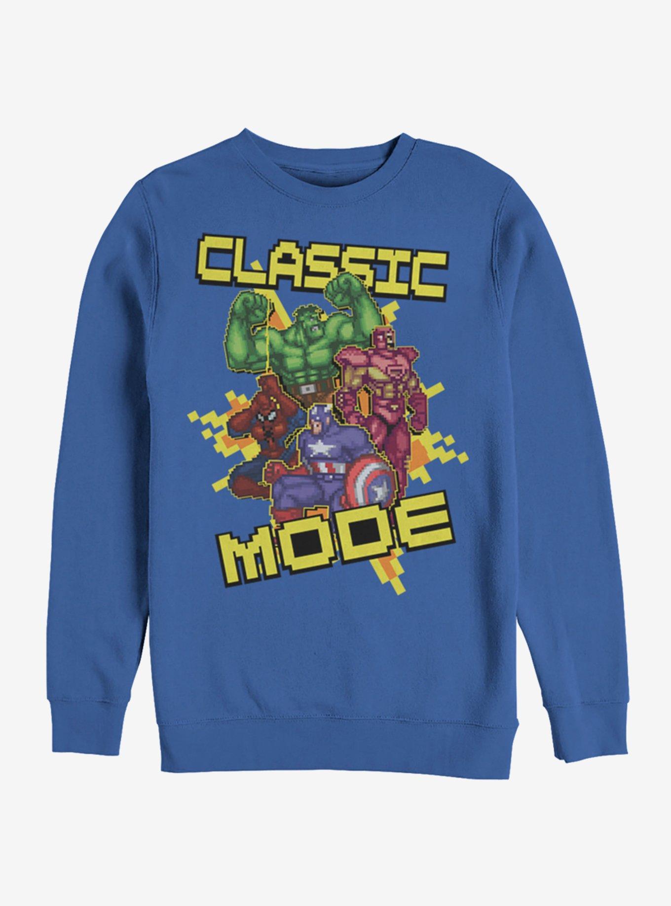 Marvel Marvel Classic Mode Sweatshirt, ROYAL, hi-res