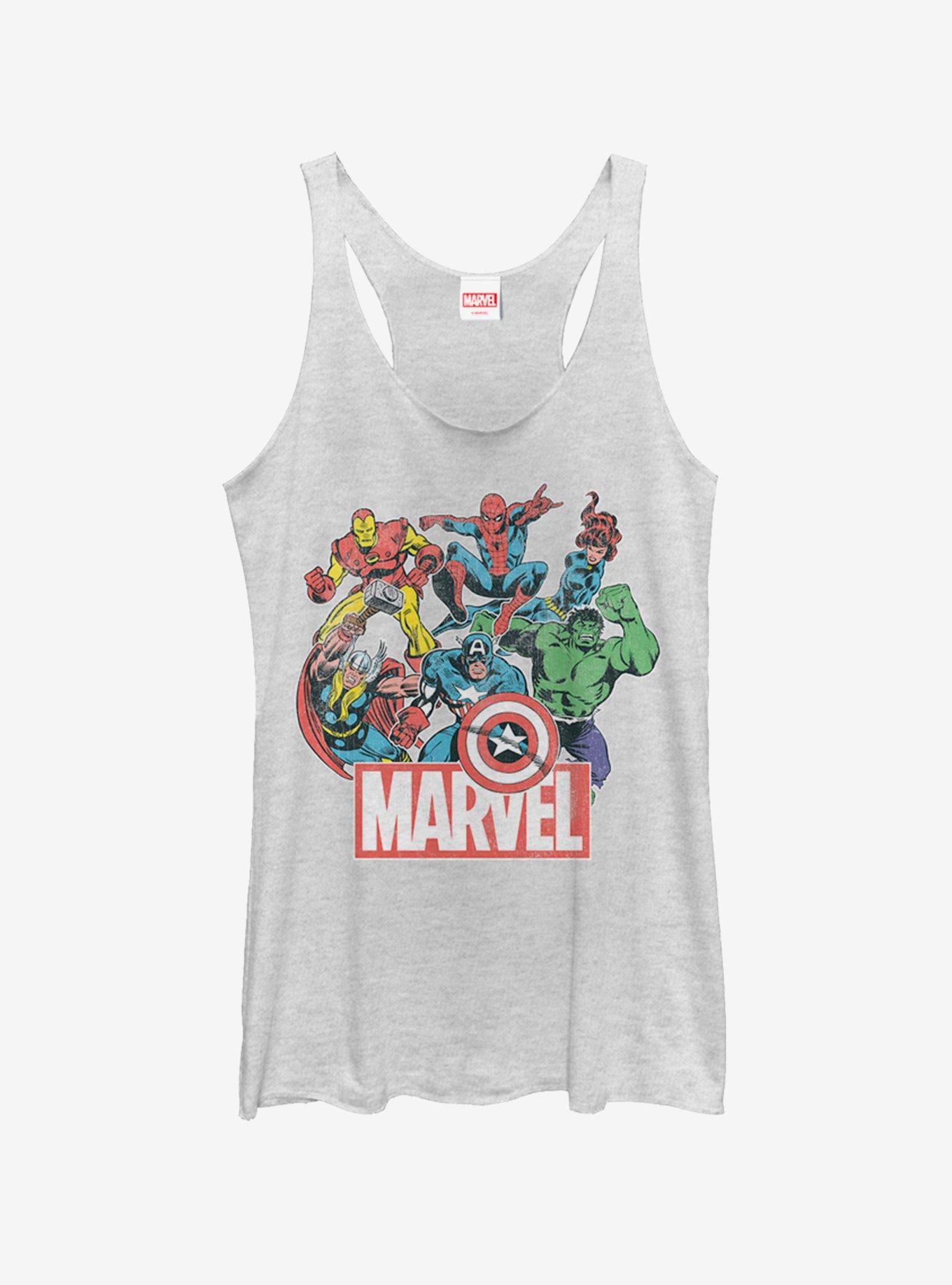 Marvel Heroes of Today Girls Tank, WHITE HTR, hi-res