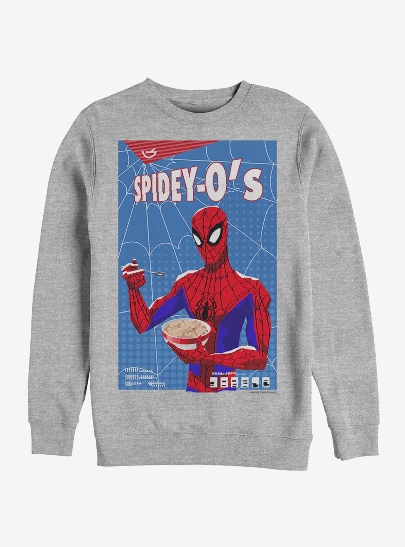 Men's Marvel Amazing Spider-Man Responsibility Pull Over Hoodie Charcoal  Heather Large