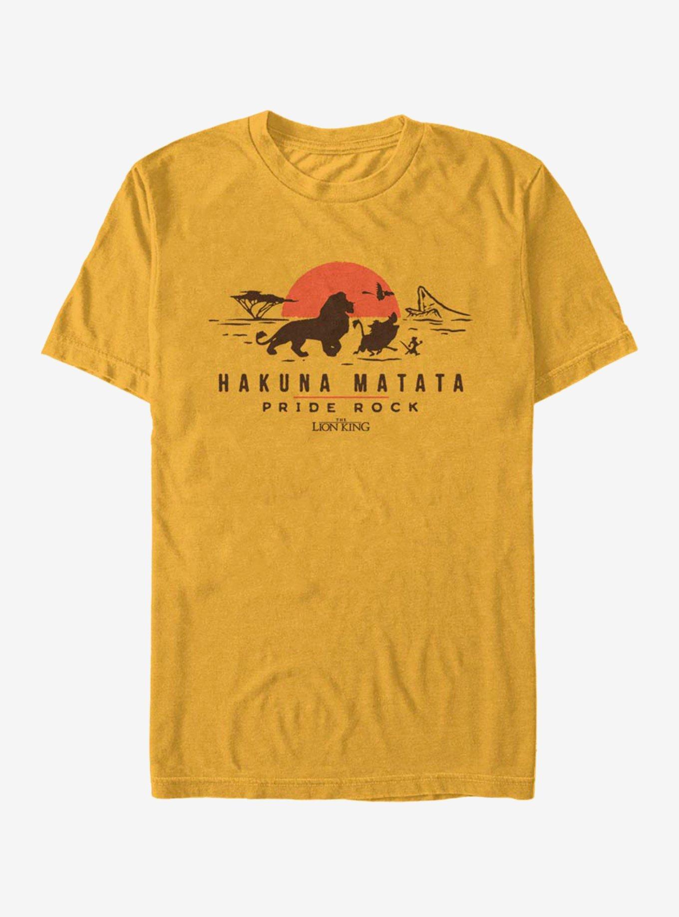 Disney The Lion King Pride Rock Savanna T-Shirt, GOLD, hi-res