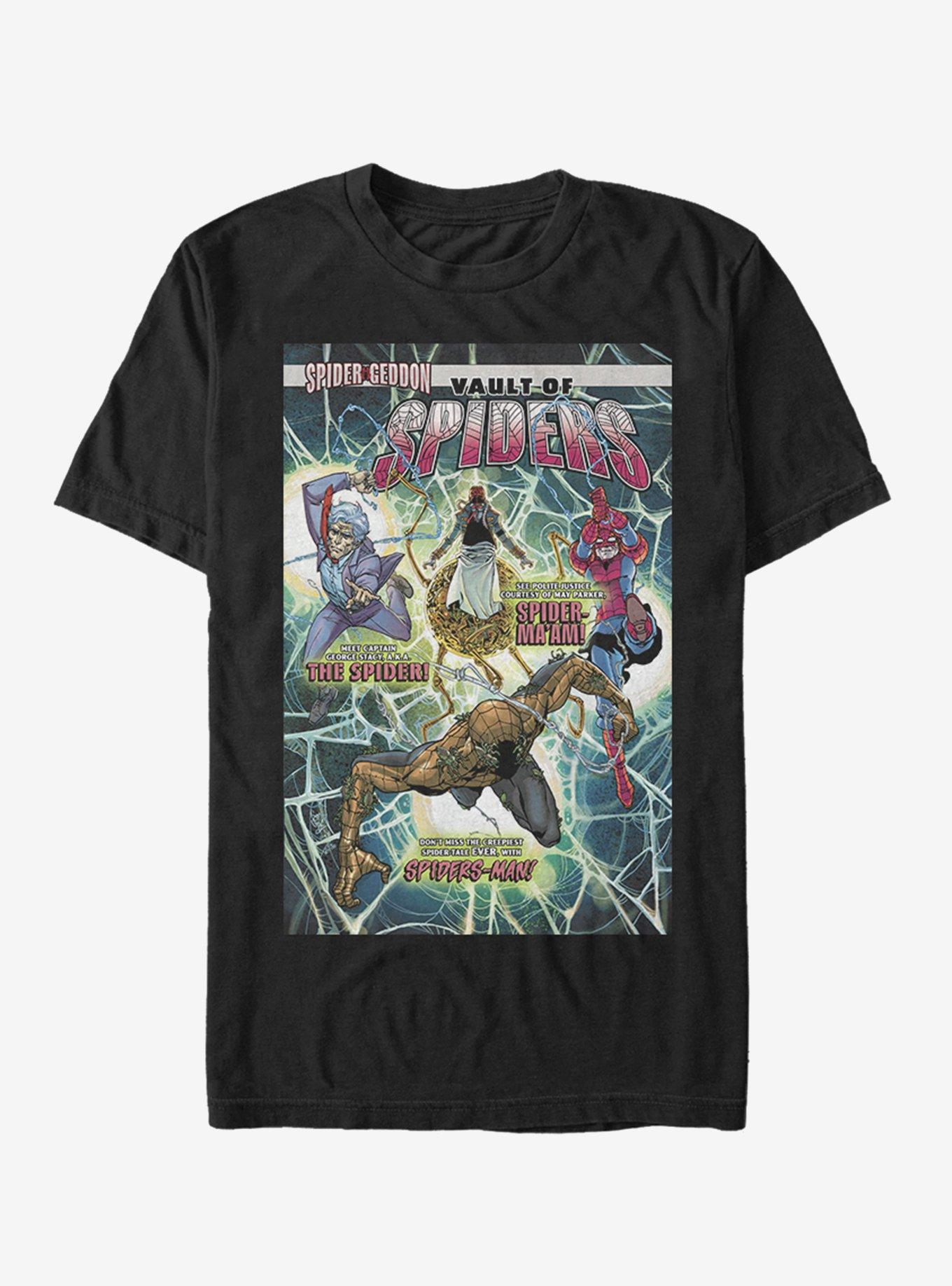 Marvel Spider-Man Vault Of Spiders Nov.18 T-Shirt, BLACK, hi-res