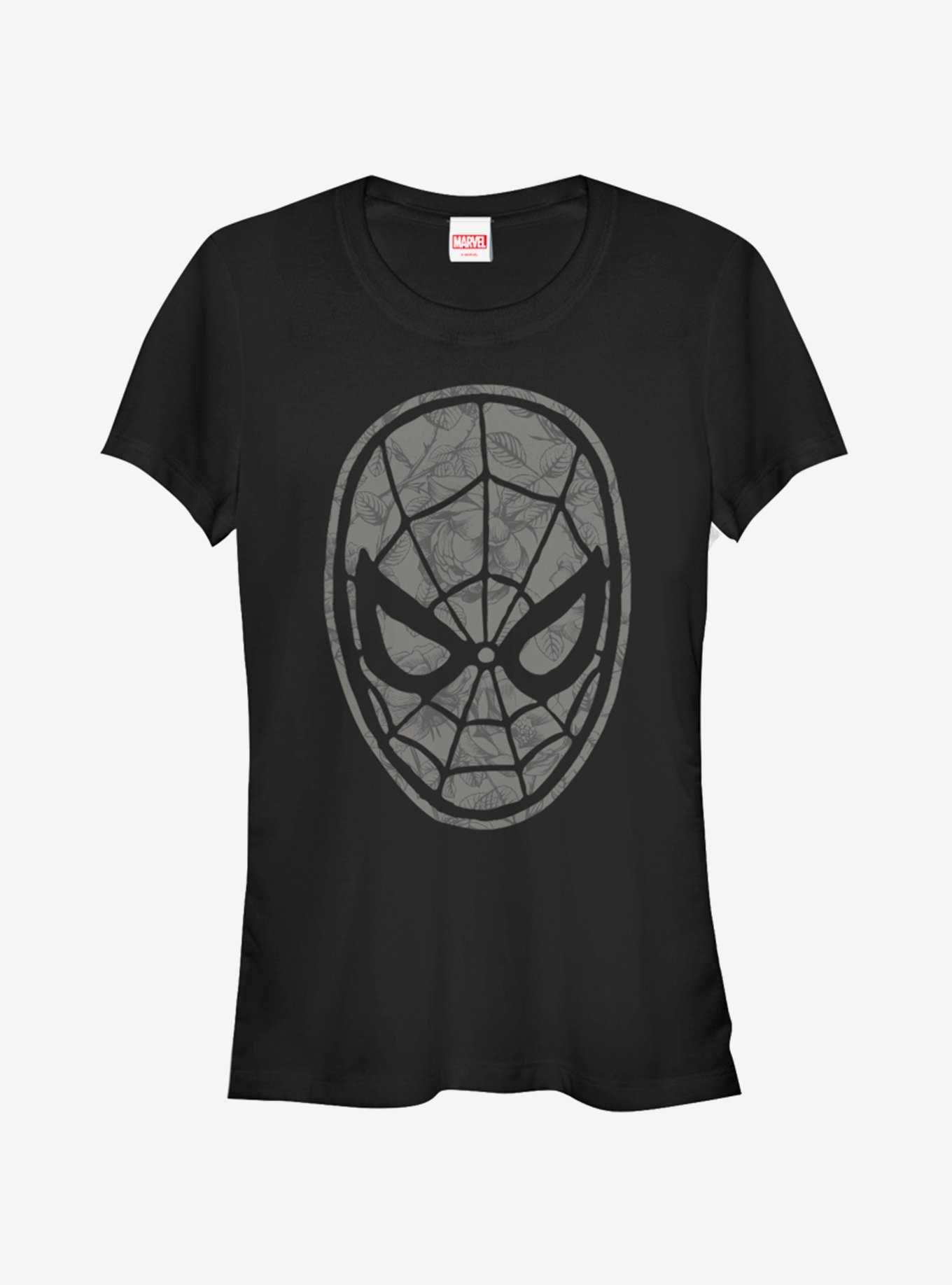 Marvel Spider-Man Dark Floral Spidey Girls T-Shirt, , hi-res