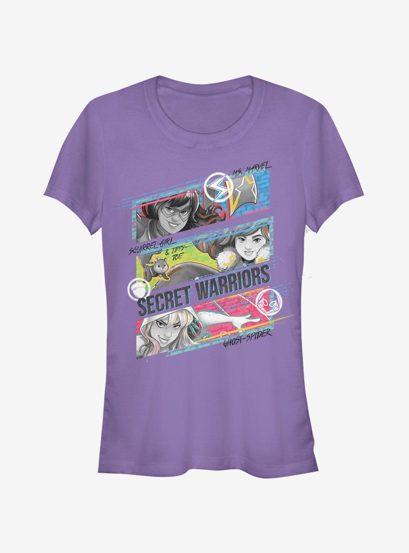 Marvel Spider-Man Three Panel Girls T-Shirt, PURPLE, hi-res