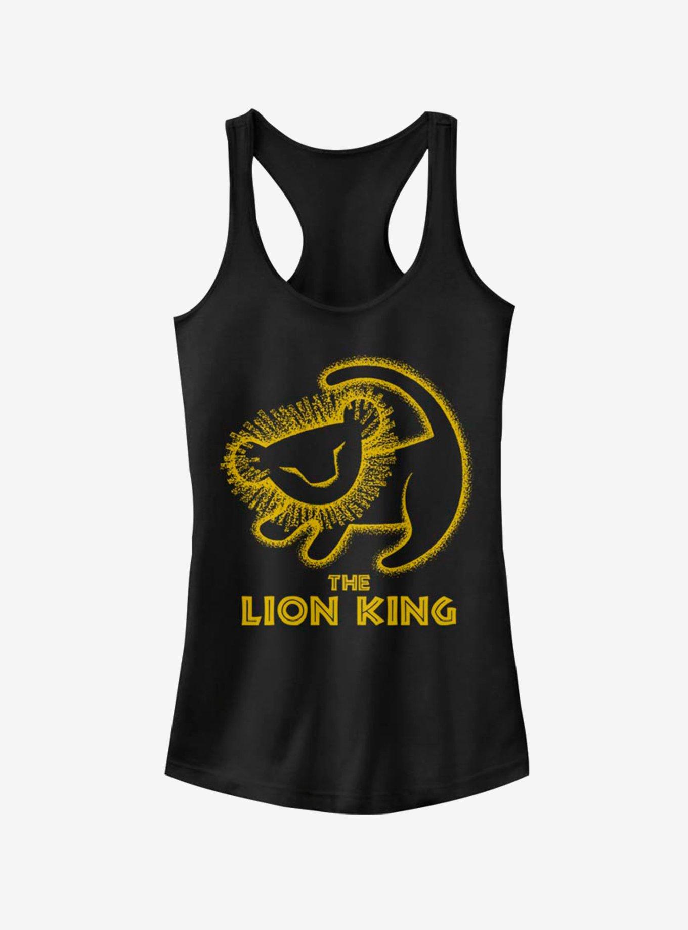 Disney The Lion King Stamp Girls Tank, BLACK, hi-res