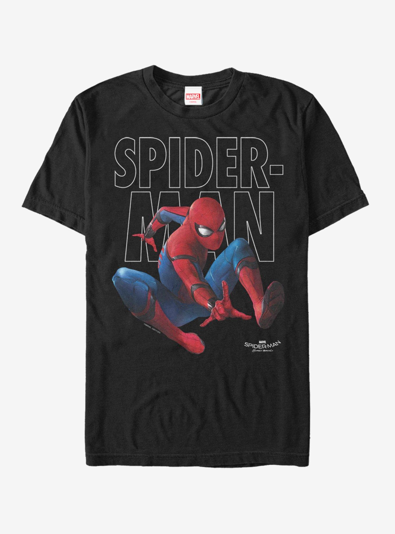 Marvel Spider-Man: Far From Home Active Spider-Man T-Shirt, BLACK, hi-res