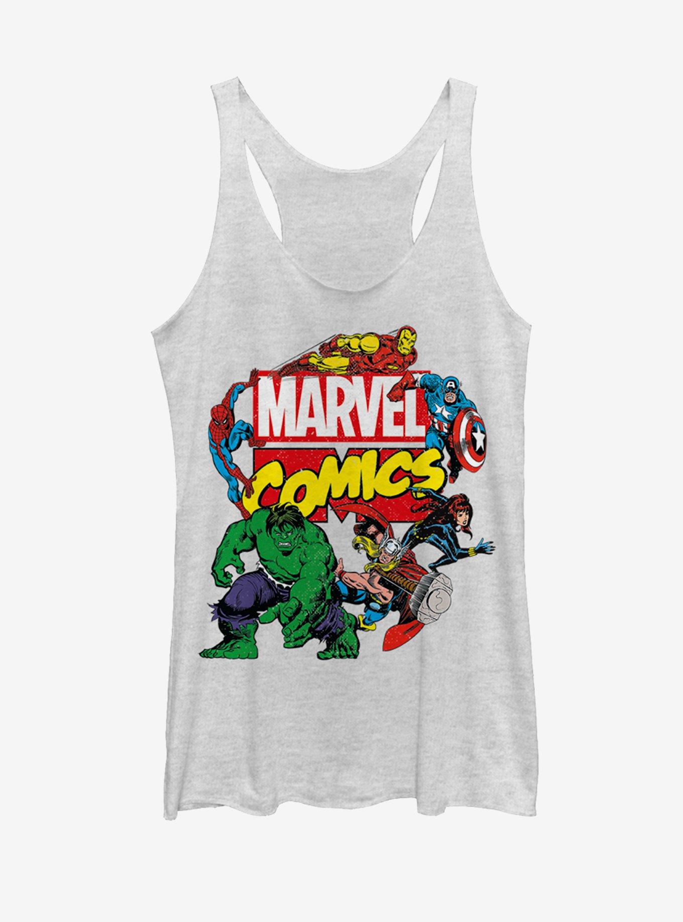 Marvel Classic Logo Avengers Girls Tank