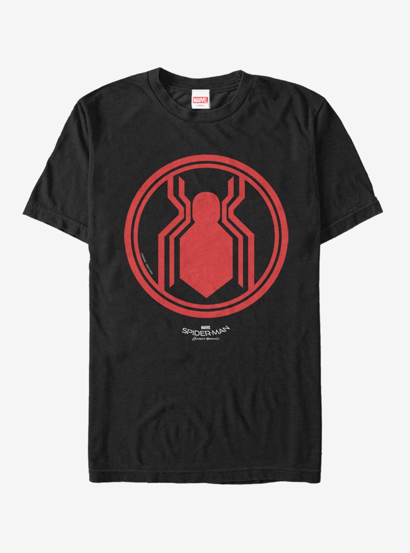 Marvel Spider-Man: Far From Home Droney Logo T-Shirt, BLACK, hi-res