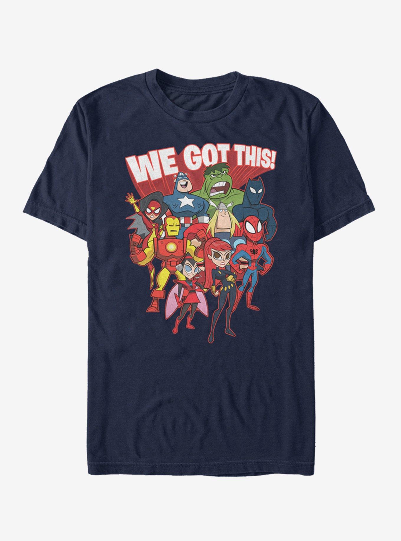 Marvel We Got This T-Shirt, NAVY, hi-res