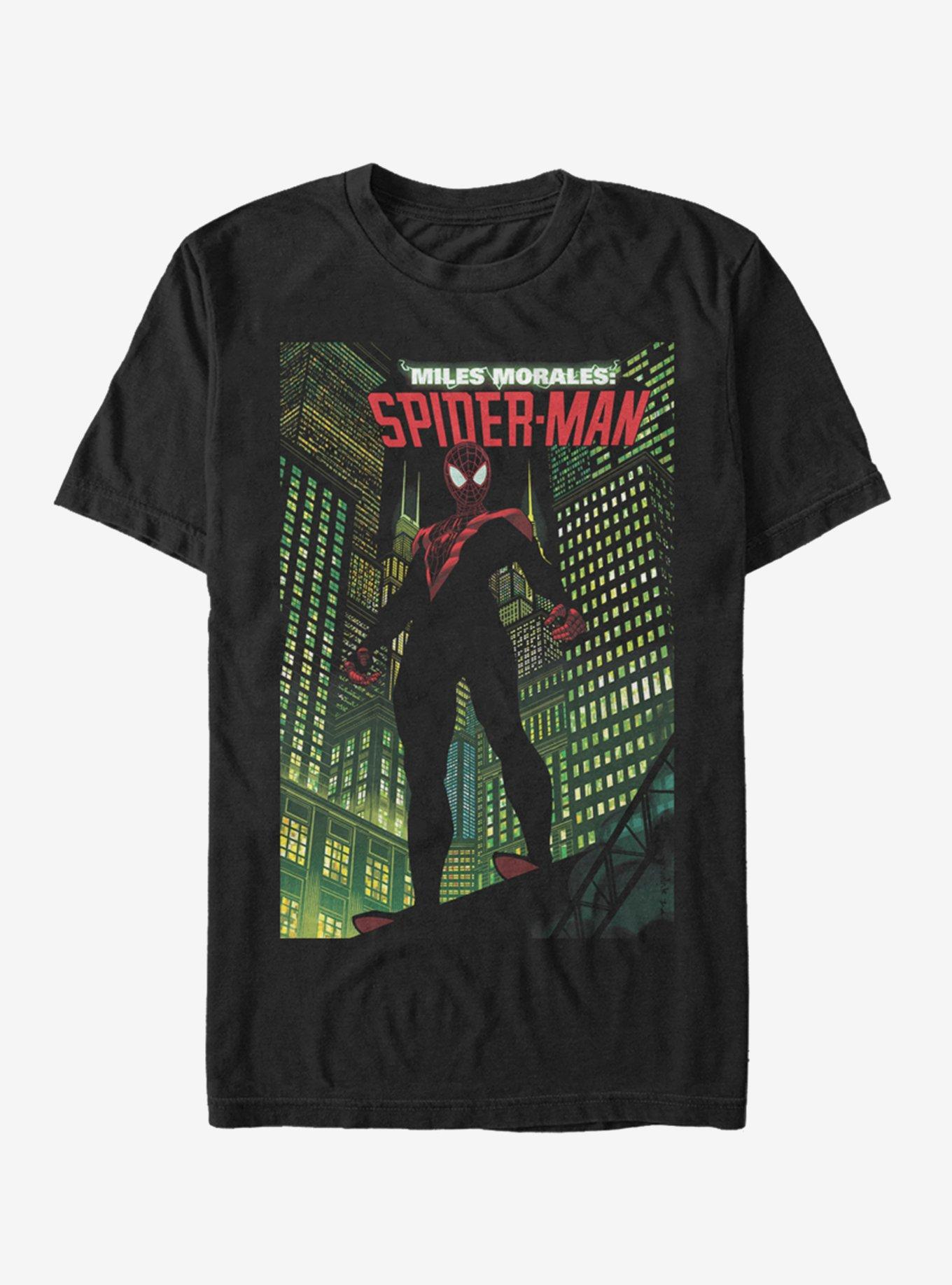 Marvel Spider-Man Miles Morales T-Shirt, BLACK, hi-res