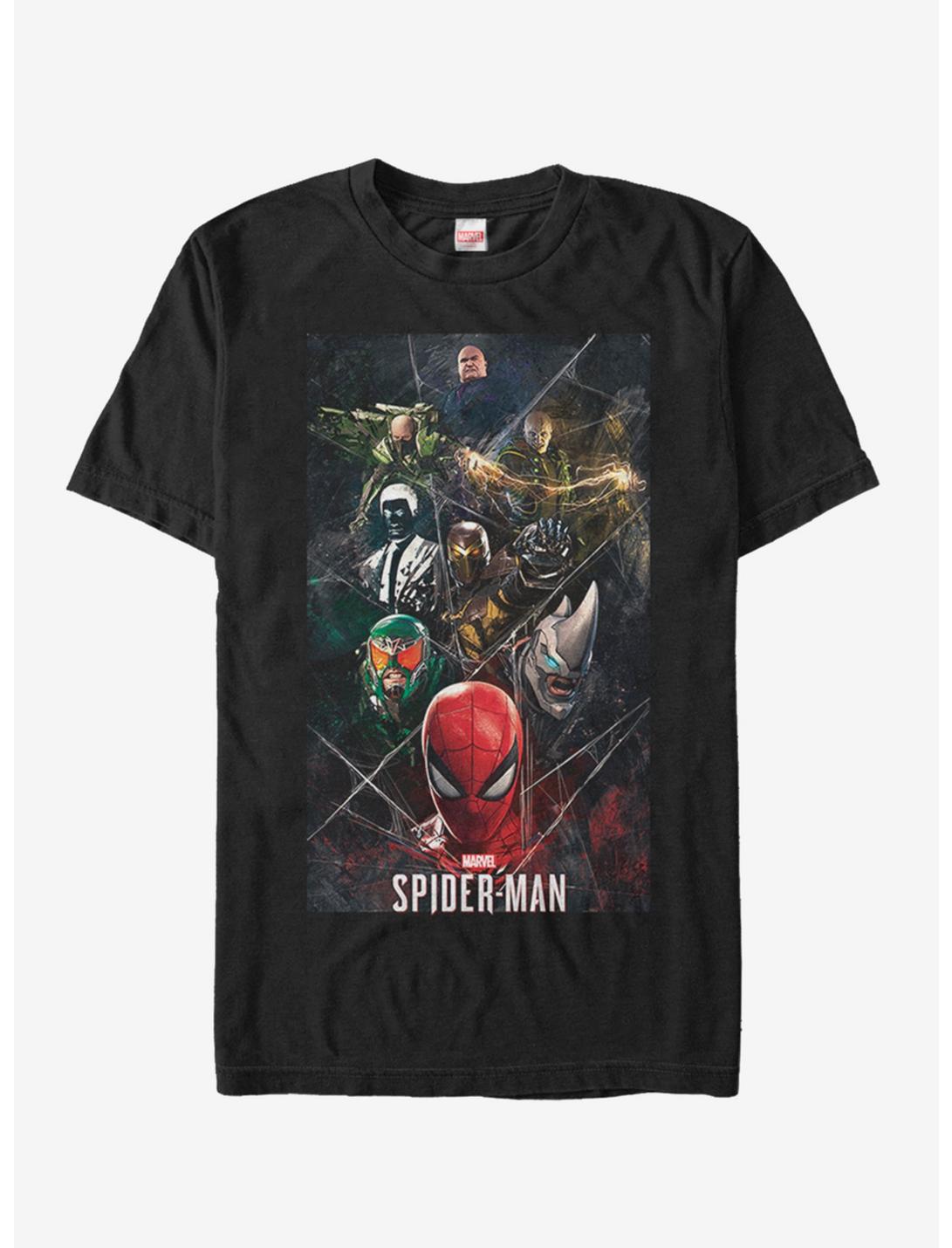 Marvel Spider-Man Villain Webbs T-Shirt, BLACK, hi-res