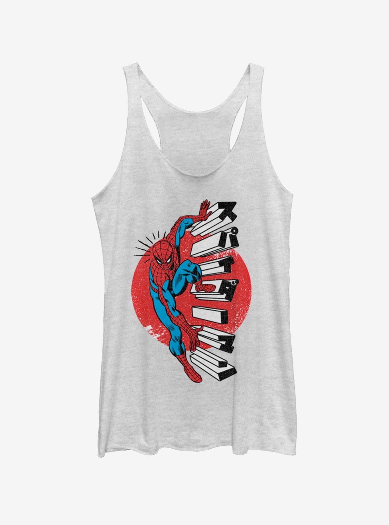 Marvel Spider-Man Spidey Senses Girls Tank, WHITE HTR, hi-res