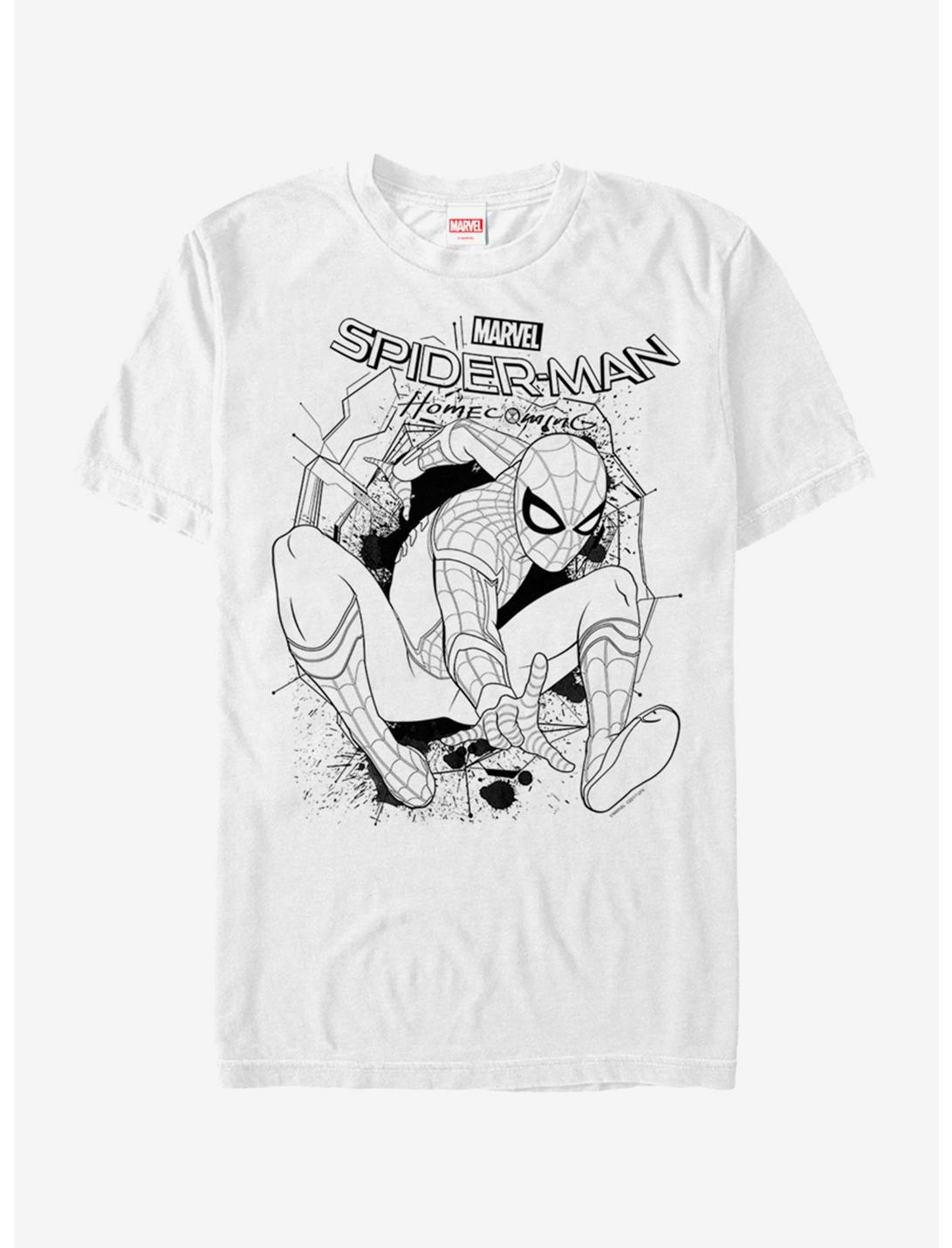 Marvel Spider-Man: Far From Home Comic Spidy T-Shirt, WHITE, hi-res