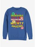 Marvel Awesomeness Sweatshirt, ROYAL, hi-res