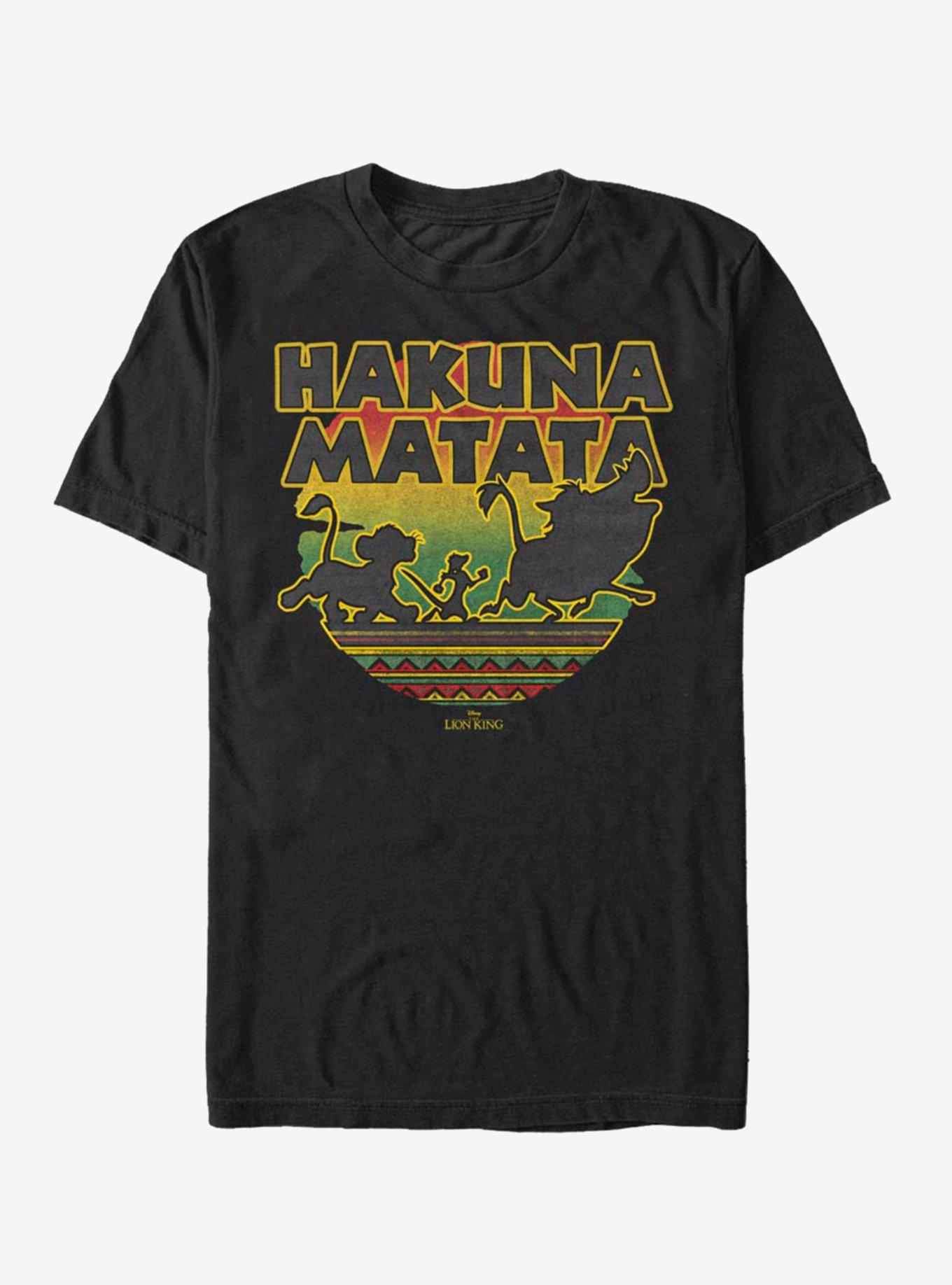 Disney The Lion King Rasta Silos T-Shirt, BLACK, hi-res