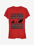 Disney The Lion King Hakuna Print Girls T-Shirt, RED, hi-res