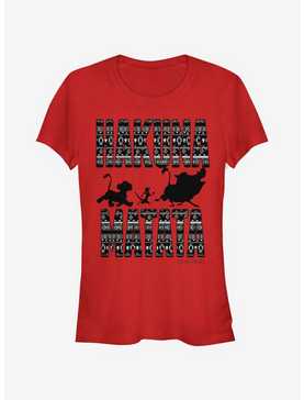 Disney The Lion King Hakuna Print Girls T-Shirt, , hi-res