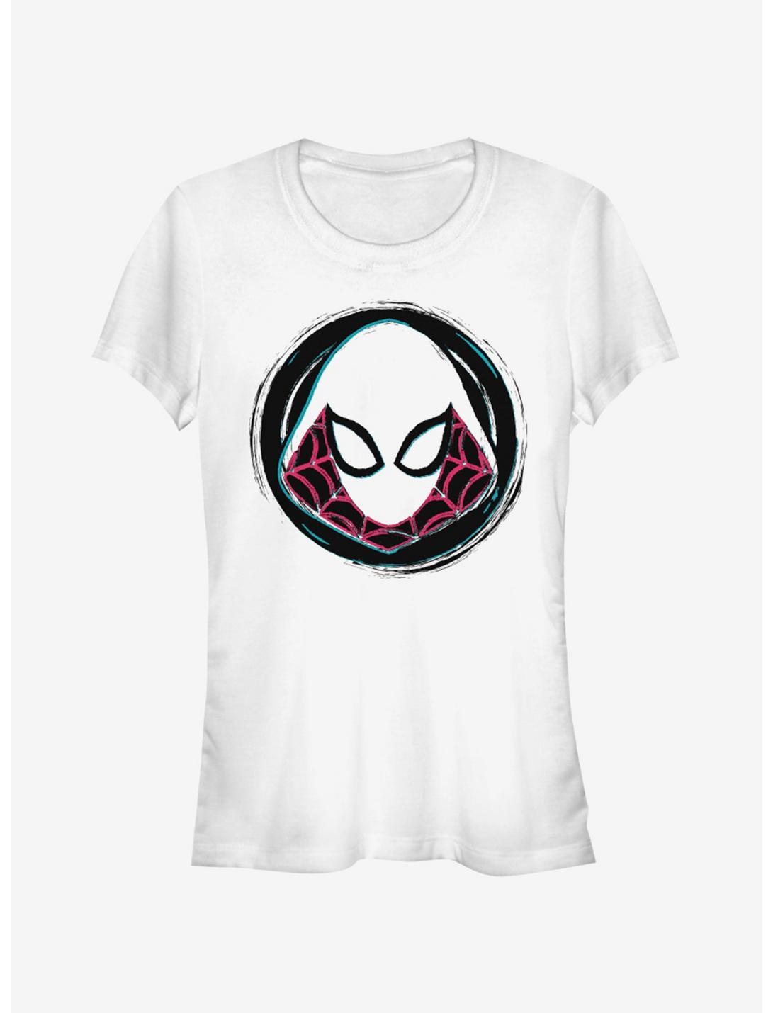 Marvel Spider-Man Gwen Badge Girls T-Shirt, WHITE, hi-res