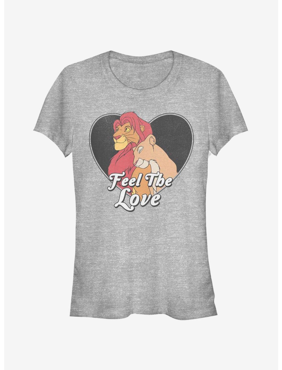 Disney The Lion King Feel The Love Girls T-Shirt, ATH HTR, hi-res