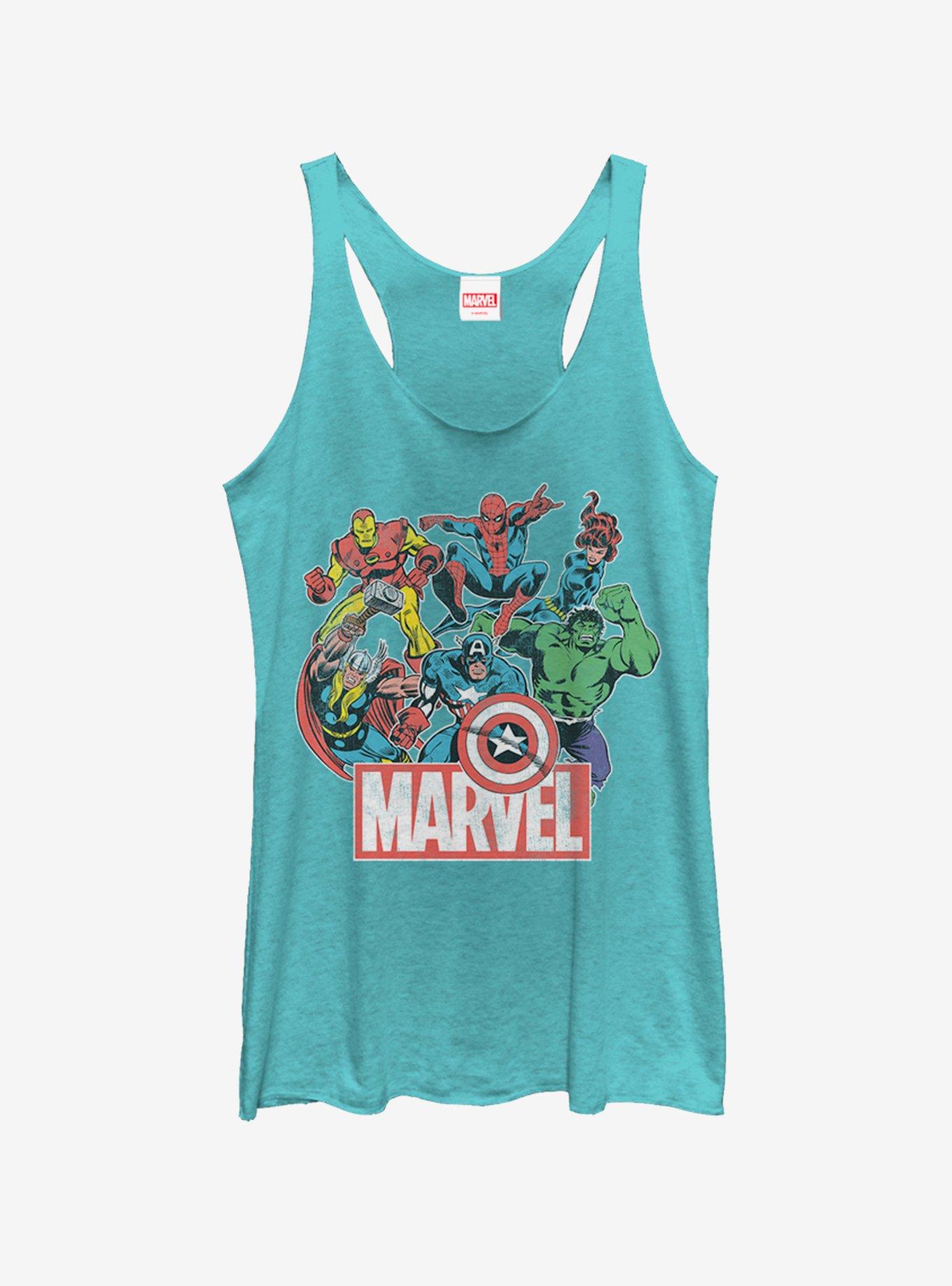 Marvel Heroes of Today Girls Tank, TAHI BLUE, hi-res