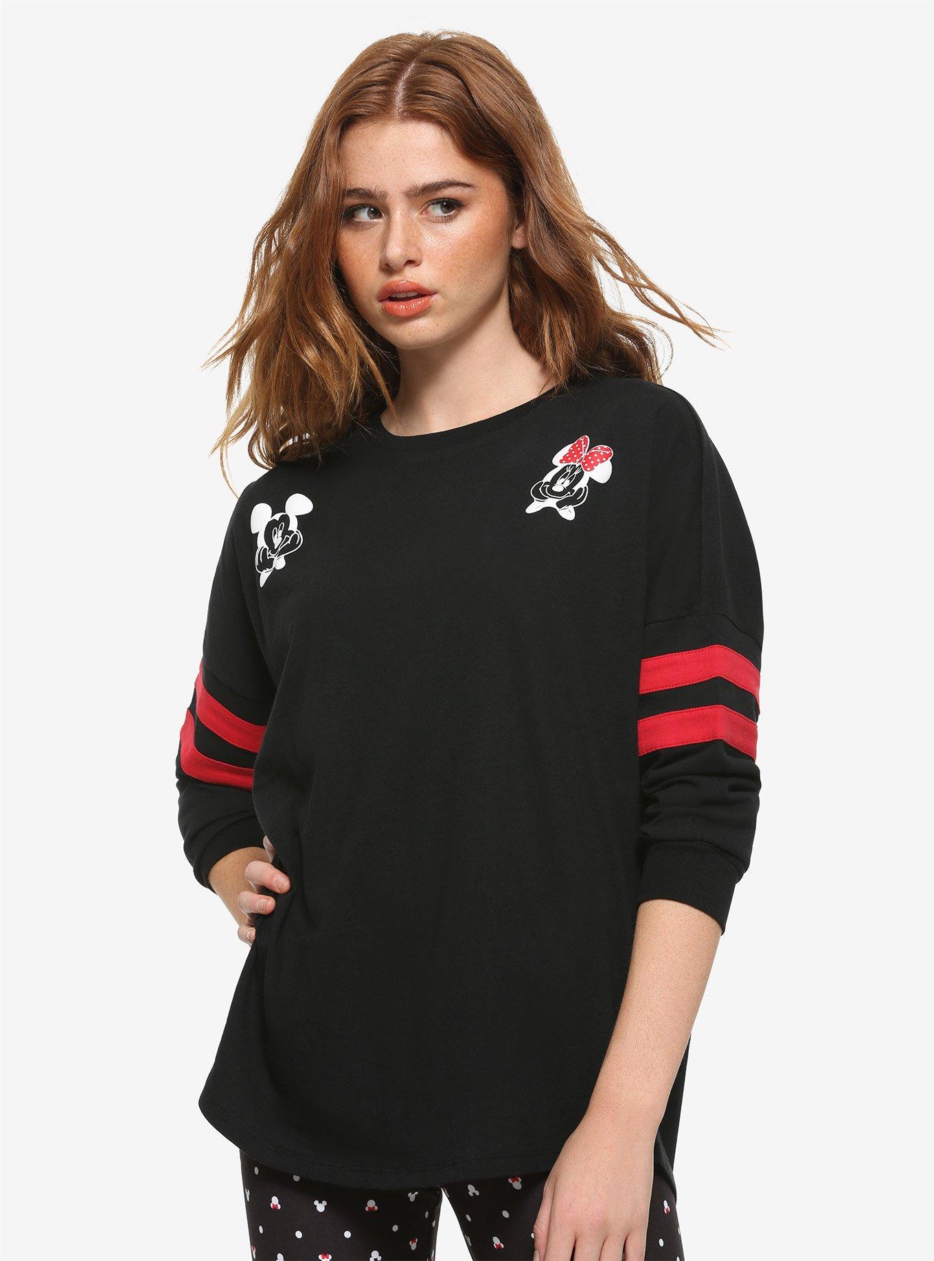 Her Universe Disney Mickey Mouse & Minnie Mouse Girls Athletic Jersey ...