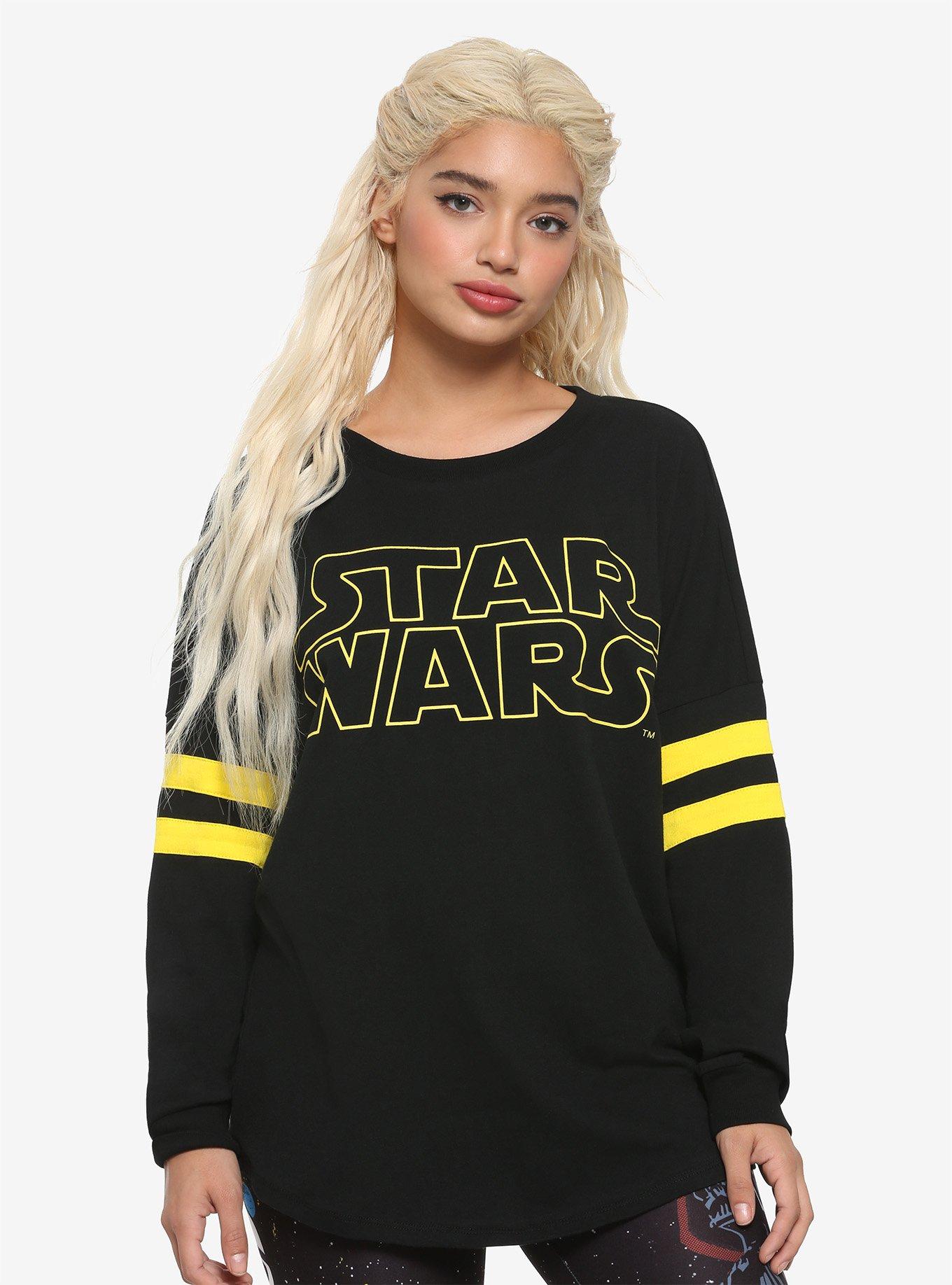Her Universe Star Wars: Episode IV - A New Hope Intro Girls Athletic Jersey, YELLOW, hi-res