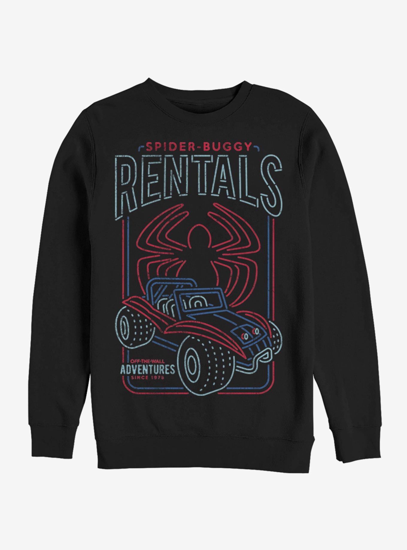 Marvel Spider-Man Spidey-Buggy Rentals Sweatshirt, BLACK, hi-res