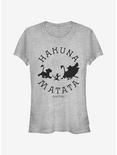 Disney The Lion King Hakuna Round Girls T-Shirt, ATH HTR, hi-res