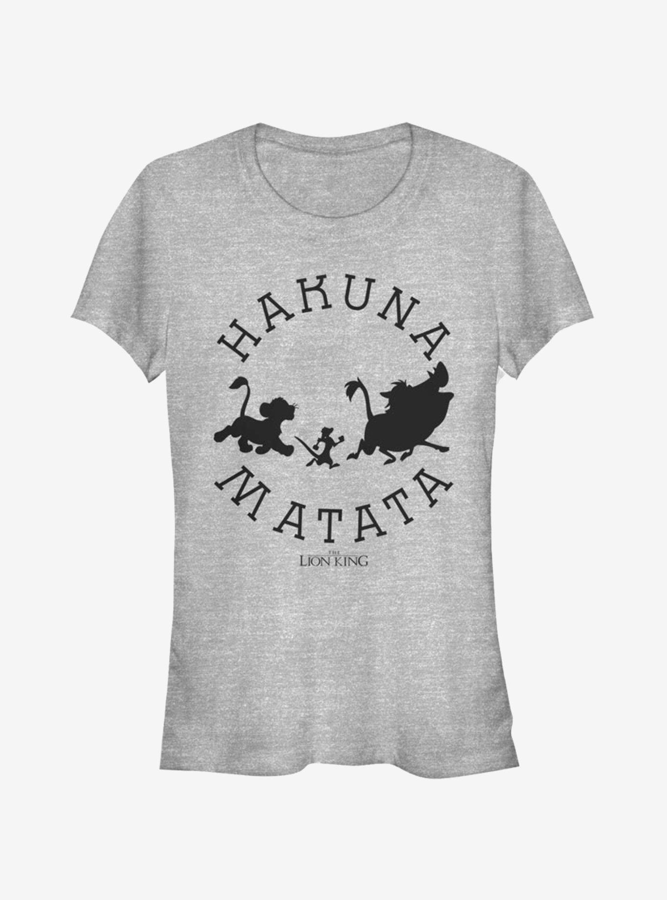 Disney The Lion King Hakuna Round Girls T-Shirt, ATH HTR, hi-res