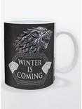 Game Of Thrones Stark Metal Sigil Winter Is Coming Mug, , hi-res