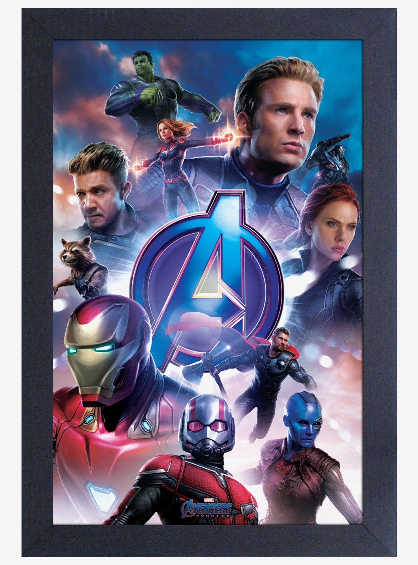 Marvel Avengers: Endgame Characters & Logo Poster, , hi-res