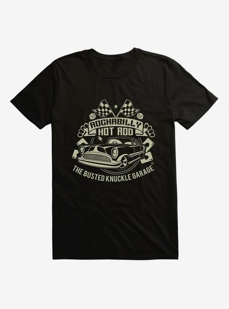 Busted Knuckle Garage Rockabilly Hot Rod T-Shirt | BoxLunch