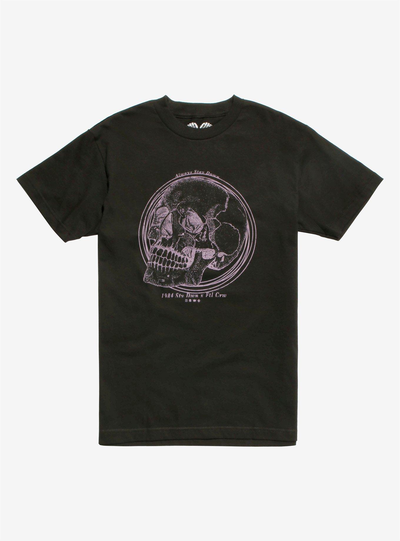 Stay Down X Fatal Crew Ol' Purp T-Shirt, BLACK, hi-res